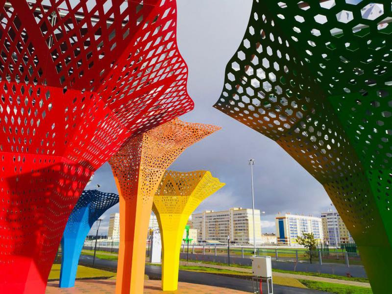 Наши композитные панели на арт-объектах в Каменске-Уральсий! Наши композитные панели на арт-объектах в Каменске-Уральсий!