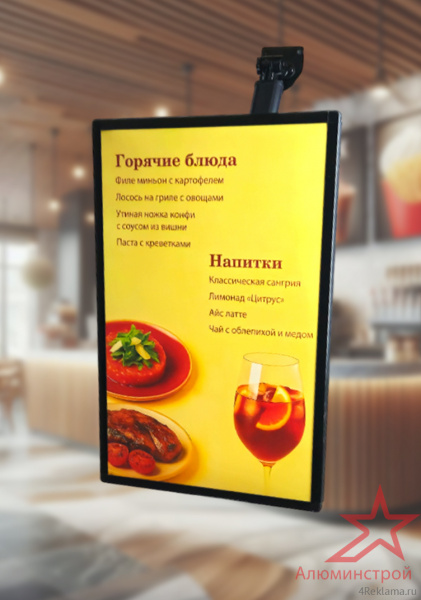 Световая панель подвесная к потолку (400*600) 16W, напряжение 220В, без адаптера